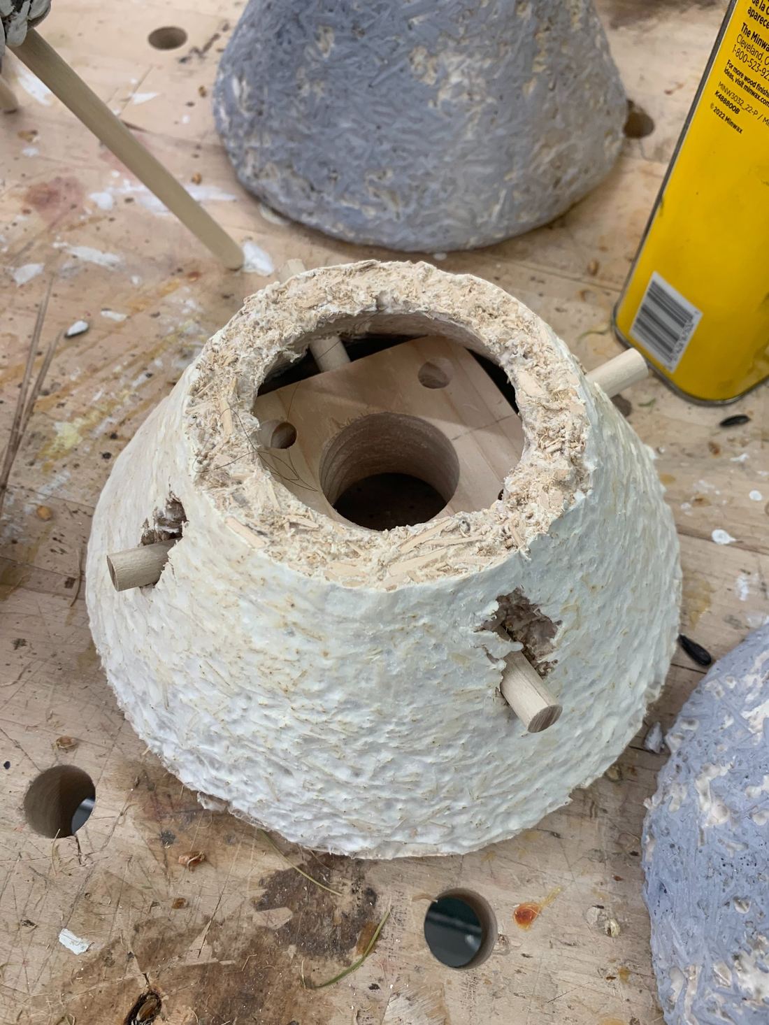 nogu, making the lamp
